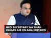 Asia Cup row: 'Everyone hesitant to go to Pak', Jay Shah defends matches being held in Sri Lanka