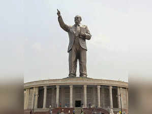 Hyderabad: The recently-unveiled 125ft statue of BR Ambedkar on his birth annive...