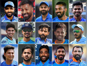 **EDS: COMBO** New Delhi: Members of India's 15-member squad for the upcoming IC...
