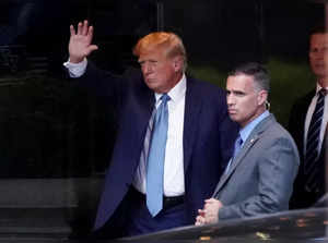 FILE PHOTO: Former U.S. President Donald Trump arrives at Trump Tower, in New York