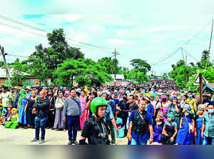 Manipur Protesters Try to Breach Army Barricade; Over 40 Injured