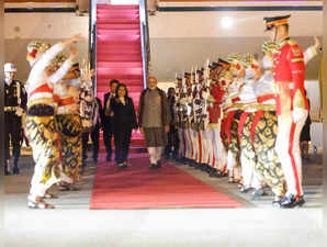 PM Modi gets rousing welcome from Indian diaspora in Indonesia