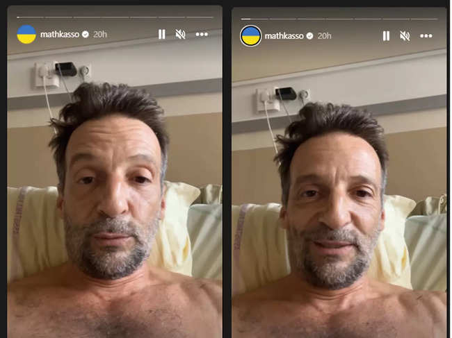 Mathieu Kassovitz posted a video on Instagram in his first public comments since the accident at the weekend.
