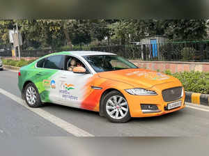 Gujarat man paints car with G20-themed colours, drives to Delhi.