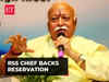 Reservations must continue until discrimination ends: RSS chief Mohan Bhagwat
