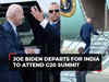 G20 Summit 2023: US President Joe Biden departs for India