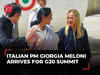 G20 in India: Italian Prime Minister Giorgia Meloni arrives in Delhi for the Summit