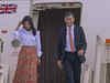 'India's son-in-law' Rishi Sunak arrives in New Delhi; See pics