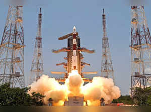 **EDS: IMAGE VIA @isro** Sriharikota: ISRO's launch vehicle PSLV-C57 rocket carr...