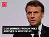 G-20 Summit: French President Emmanuel Macron arrives in New Delhi