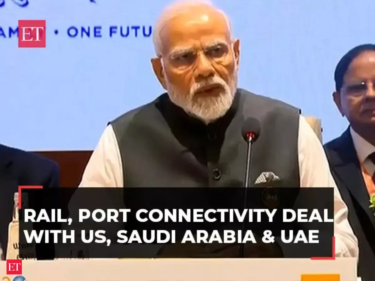 India us port deal: G20: PM Modi announces rail, port connectivity deal ...