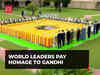 G20 Summit Day 2: World leaders pay homage to Mahatma Gandhi at Rajghat
