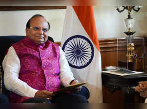 New Delhi: Delhi Lt Governor VK Saxena in a meeting with Miss World delegates, i...