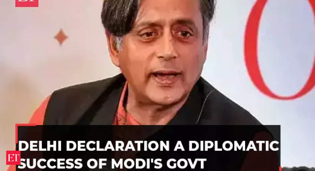 G20 Summit: Delhi Declaration a diplomatic success of PM Modi’s govt, says Shashi Tharoor