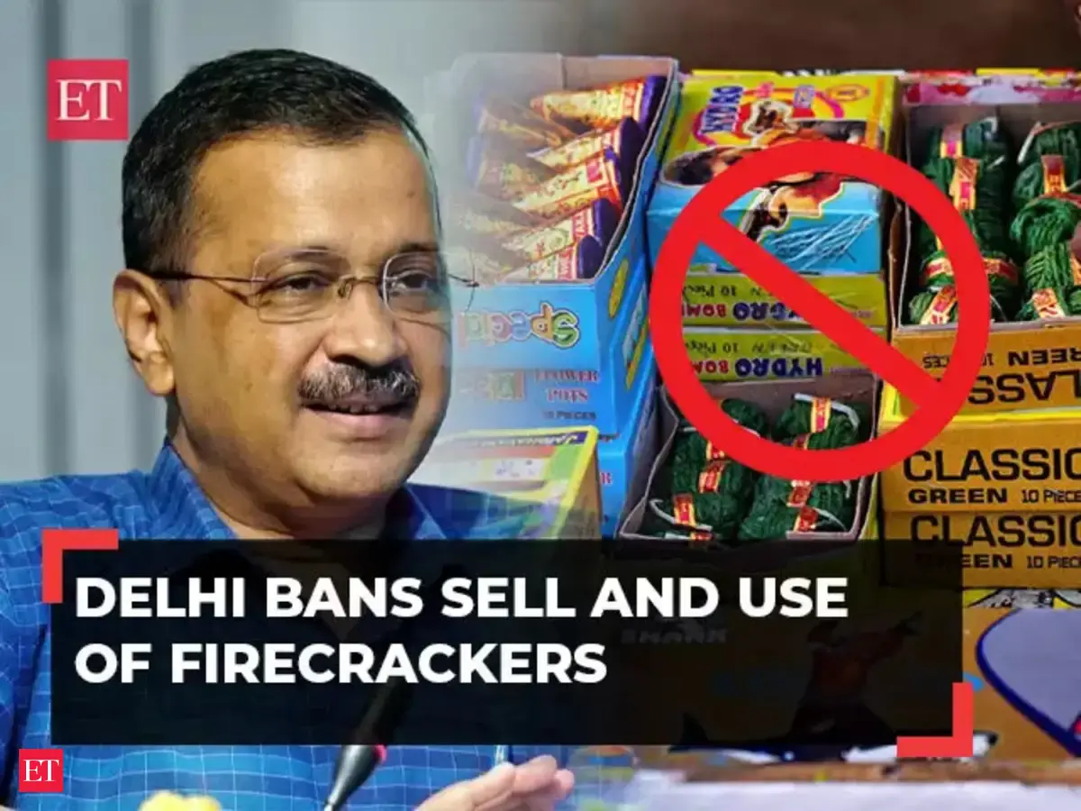 Delhi firecracker ban: Delhi firecracker ban: AAP govt bans sale ...