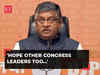 'Hope other Congress leaders too...': Ravi Shankar Prasad on Shashi Tharoor praising New Delhi Declaration