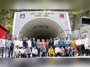 West Kameng, Sept 12 (ANI): Defence Minister Rajnath Singh virtually inaugurates...
