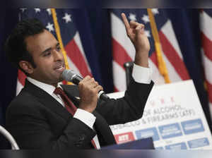 Republican Presidential candidate Vivek Ramaswamy speaks at the America First Policy Institute on September 13, 2023 in Washington, DC. Ramaswamy addressed domestic policy during his remarks while focusing largely on drastically reducing the size of the federal government.