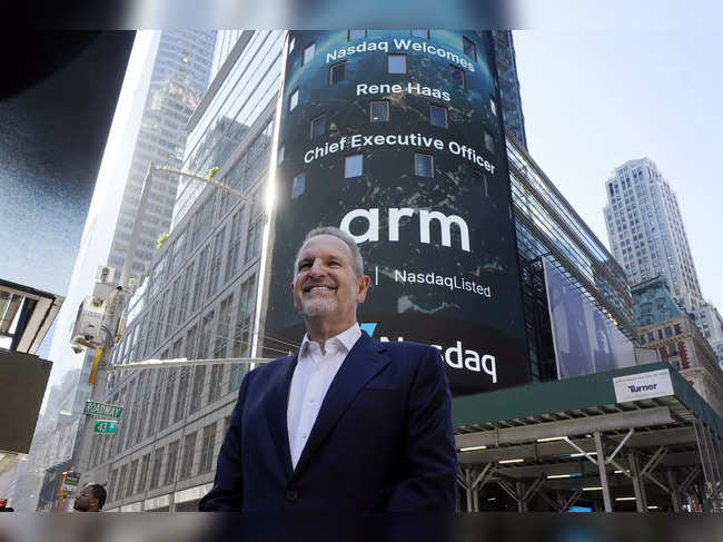 Arm Holdings shares rise 10% in biggest initial public offering since late 2021