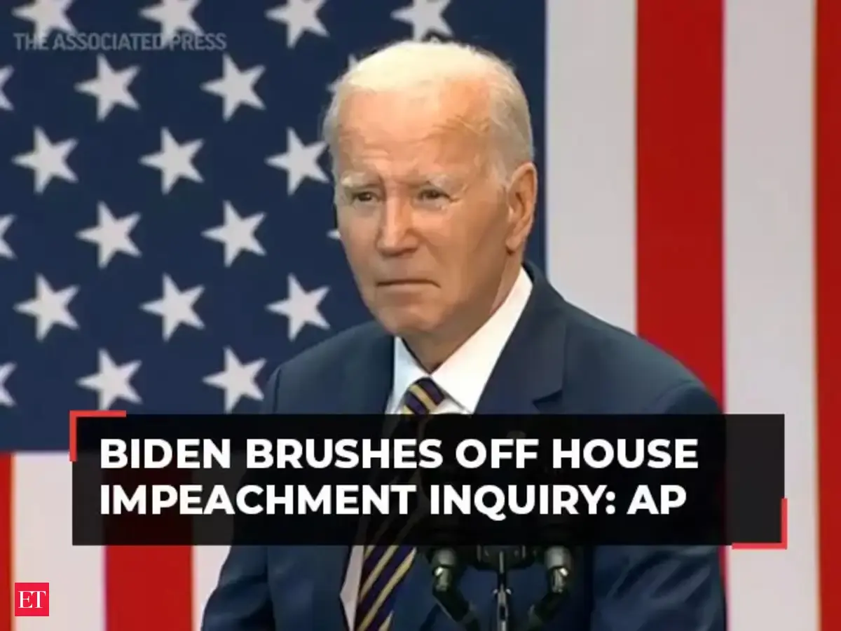 President Joe Biden brushes off House impeachment inquiry, AP explains ...