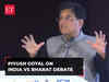 It's only in India that you get criticised for speaking your language: Piyush Goyal