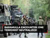 J-K: One terrorist neutralized in Baramulla encounter; searches underway