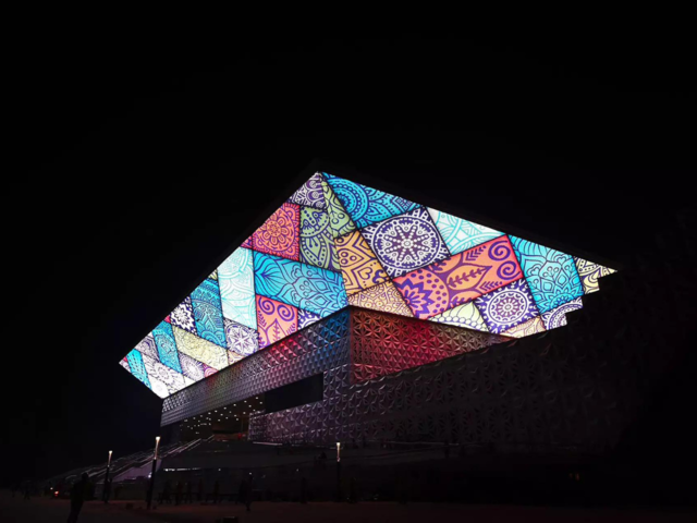Largest LED media facade in India