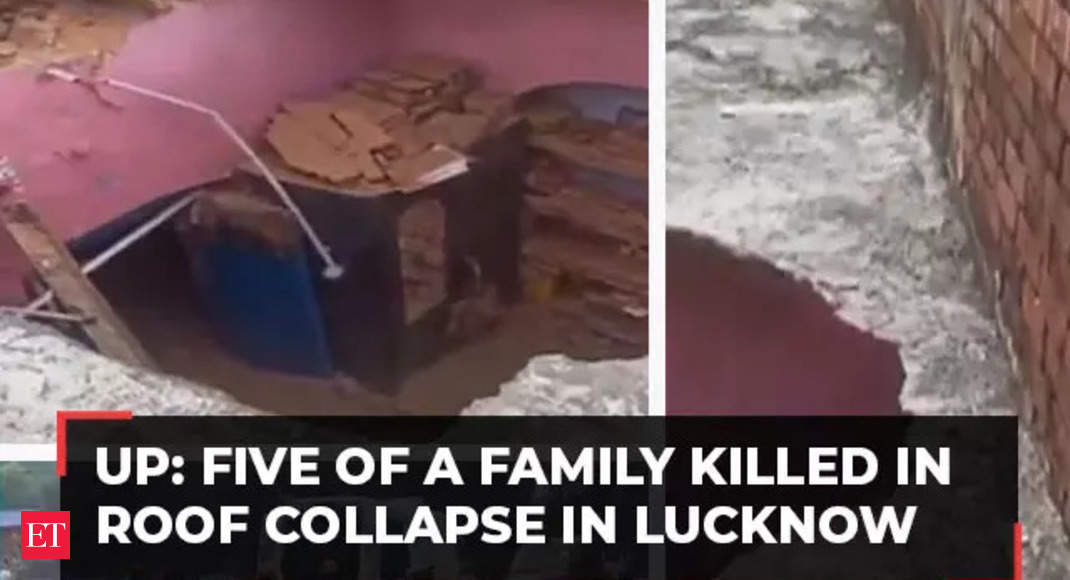 UP: Five of a family killed after portion of roof collapses in Lucknow