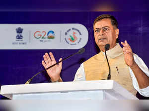 Kolkata: Union Minister of Power Raj Kumar Singh speaks during the launch of 'PM...