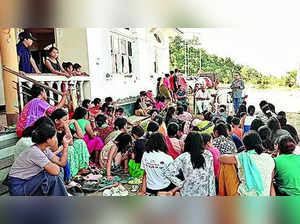 College students turn teachers for children in Manipur's relief camps