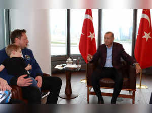 Turkey's President Tayyip Erdogan meets with Tesla CEO Elon Musk in New York