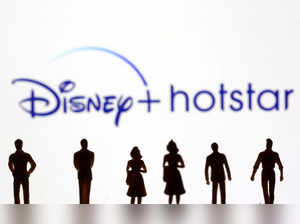 Illustration shows Disney+ Hotstar logo
