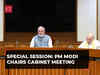 Parliament Special Session: PM Modi chairs Cabinet meeting as buzz grows over clearance of new bills