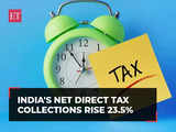 India's net direct tax collections rise 23.5% YoY to Rs 8.65 lakh crore in FY24 so far