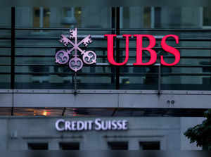 FILE PHOTO: Swiss bank UBS news conference in Zurich