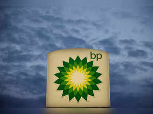 FILE PHOTO: Logo of British Petrol BP is seen at a petrol station in Pienkow