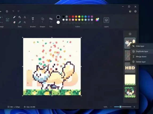 This update is part of Microsoft's ongoing effort to enhance Paint's capabilities and make it a more accessible option for image editing.