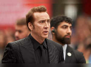Nicolas Cage at  a movie premiere