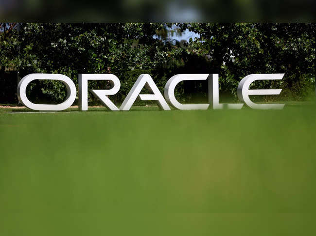 A view of Oracle headquarters on September 11, 2023 in Redwood Shores, California.