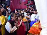 Mukesh Ambani, wife Nita & family visit Mumbai's Lalbaugcha Raja amid festive celebrations, offer special prayers seeking divine blessings