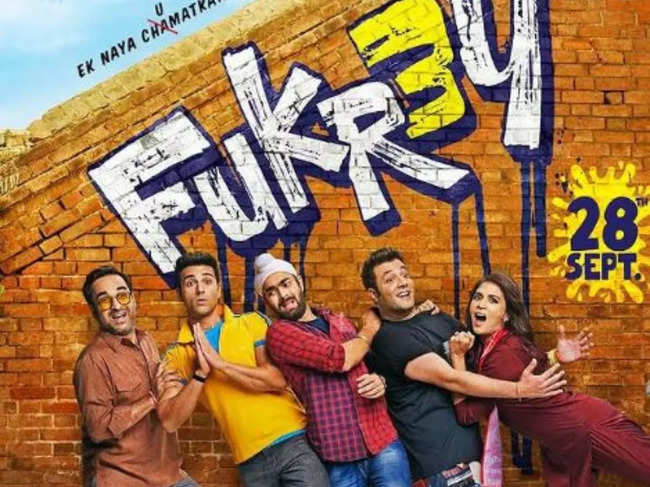 "Fukrey 3" is set to release on September 28 and is produced by Farhan Akhtar and Ritesh Sidhwani.