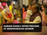 Mukesh Ambani and his family offer prayers at Mumbai's Shree Siddhivinayak Mandir