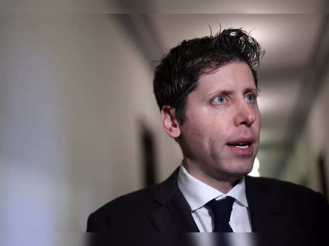 Sam Altman, CEO of OpenAI, speaks to members of the press outside the “AI Insight Forum” at the Russell Senate Office Building on Capitol Hill on September 13, 2023 in Washington, DC. Lawmakers are seeking input from business leaders in the artificial intelligence sector, and some of their most ardent opponents, for writing legislation governing the rapidly evolving technology.