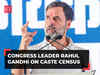 'PM Modi is scared of caste census': Congress leader Rahul Gandhi in Chhattisgarh