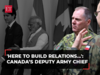 In India to build relationships between two armies: Canadian Deputy Army Chief amid India-Canada row