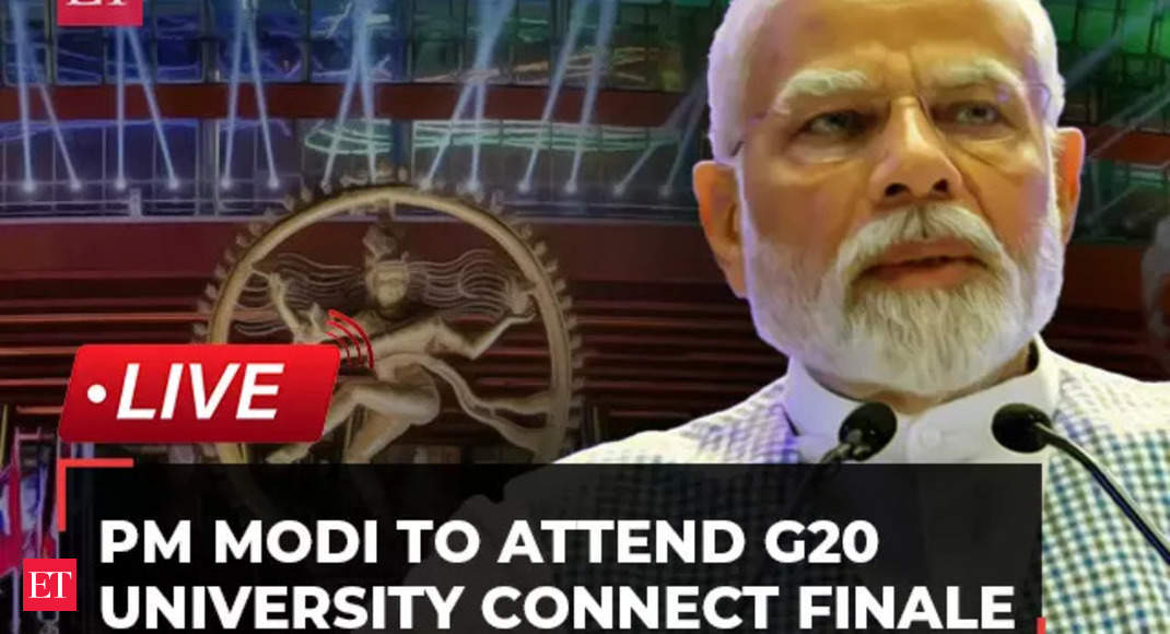 PM Modi to attend G20 University Connect Finale at Bharat Mandapam | LIVE