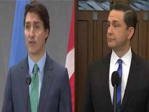 Justin Trudeau and Pierre Poilievre