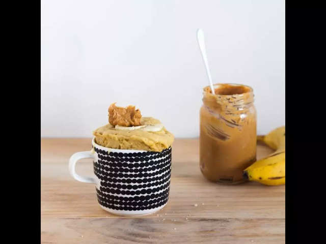 Peanut butter mug cake