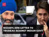 Nijjar's 2016 letter to Justin Trudeau against Indian govt; more details here
