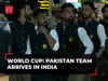 Cricket World Cup 2023: Pakistan Cricket team arrives at Hyderabad airport; watch!